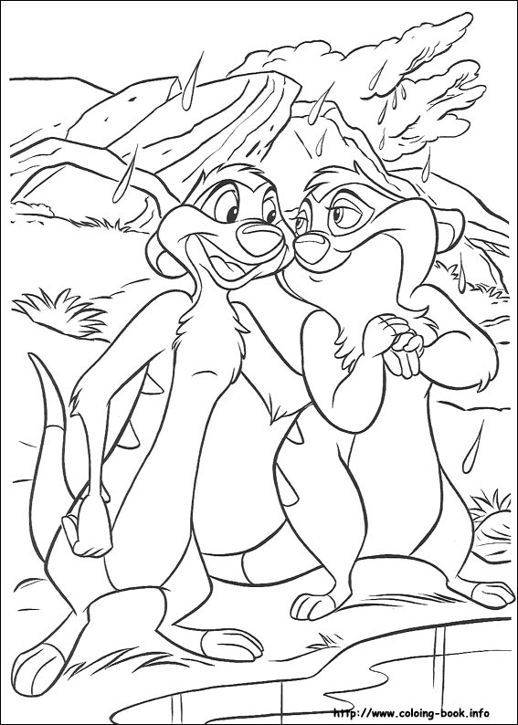 The Lion King coloring picture